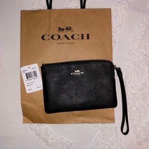Coach Leather Wristlet